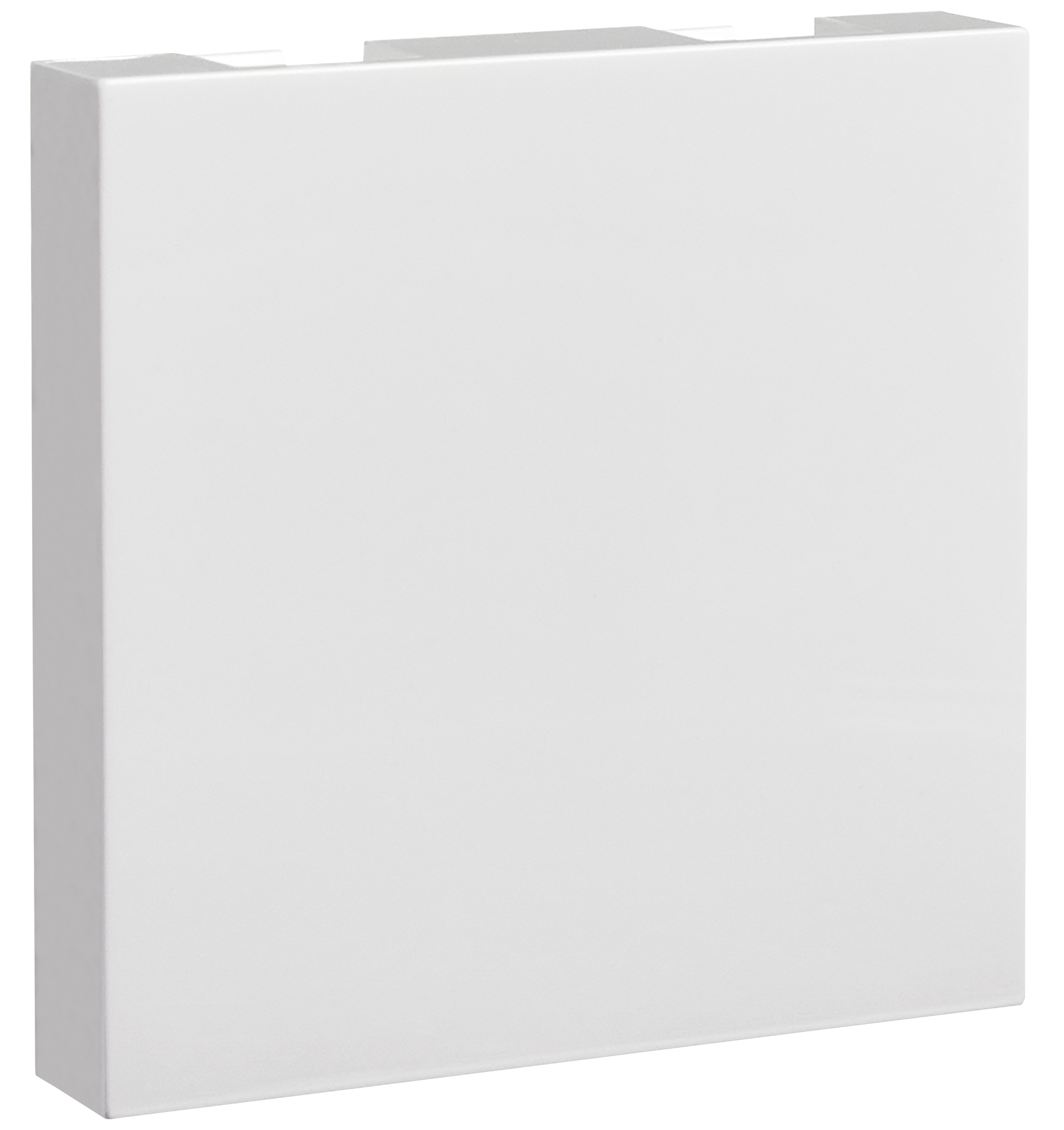 Заглушка -  2 модуля - белый