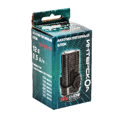 БА-2,5/12 аккум. блок 2,5 Ач, 12В, Li-ion