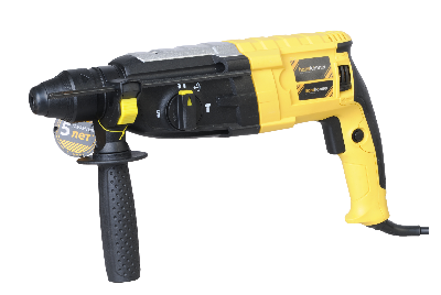 Перфоратор 850Вт 28мм 3.2Дж 0-5100уд/мин 3 режима 4м кабель кейс