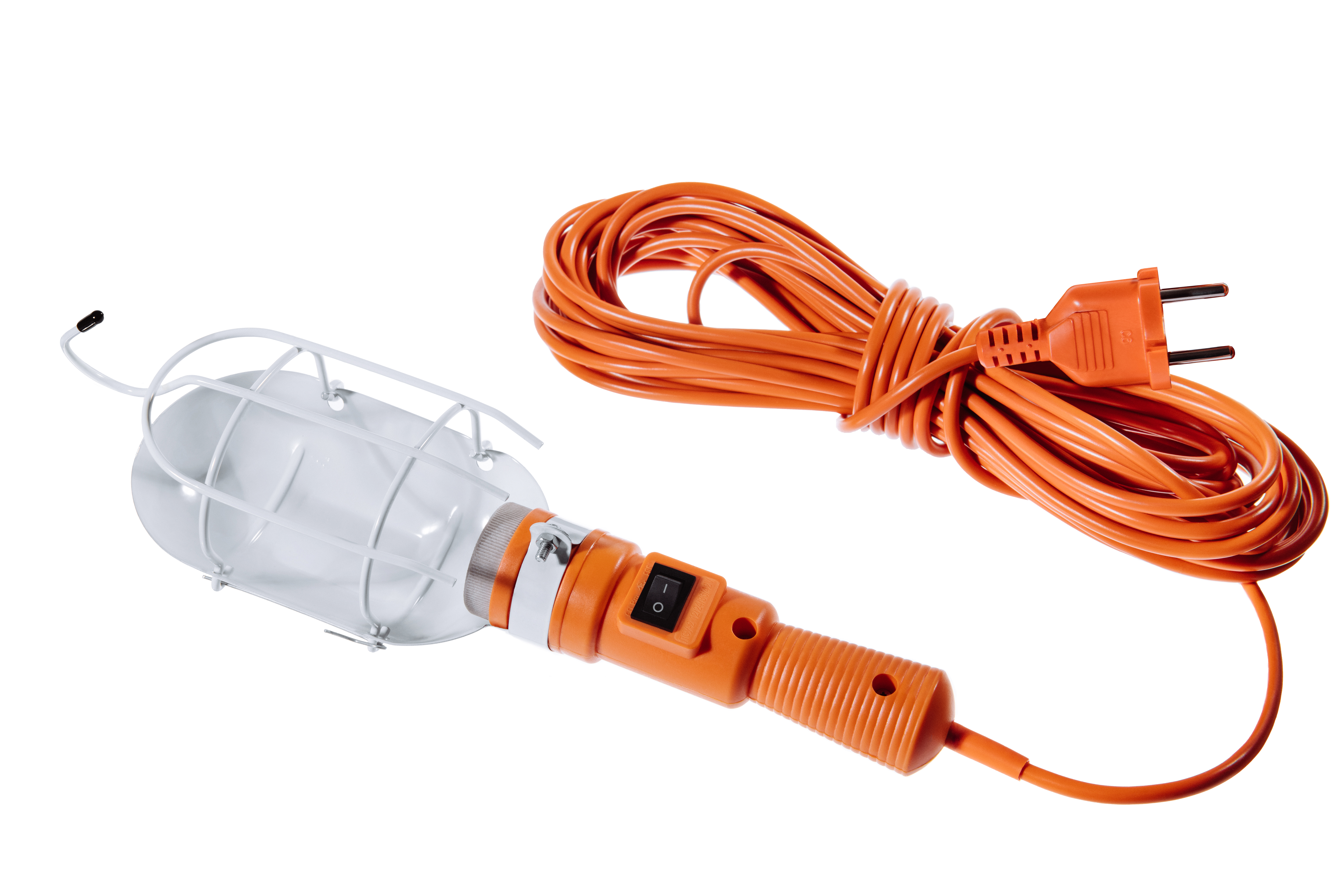 Светильник 60вт 15м переносной с выключателем с решеткой