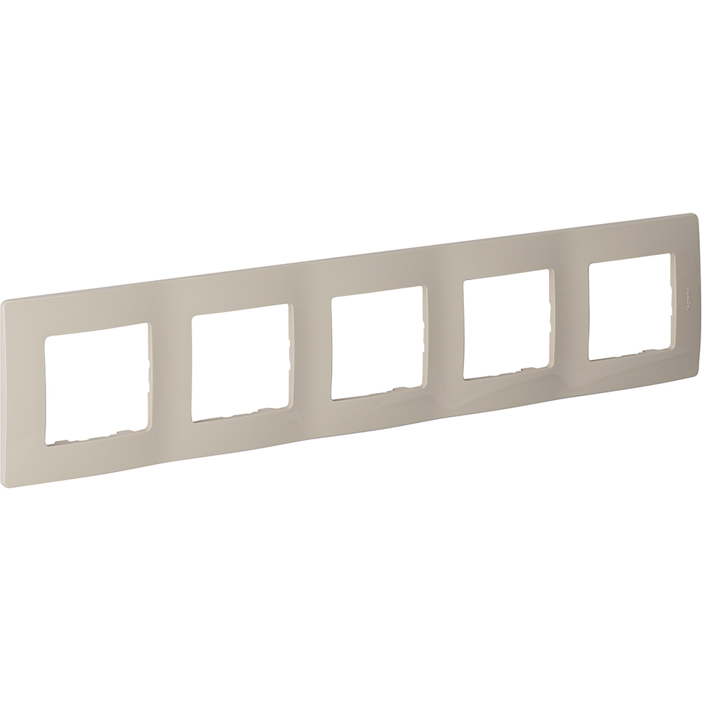 ETIKA Рамка 5 постов слоновая кость