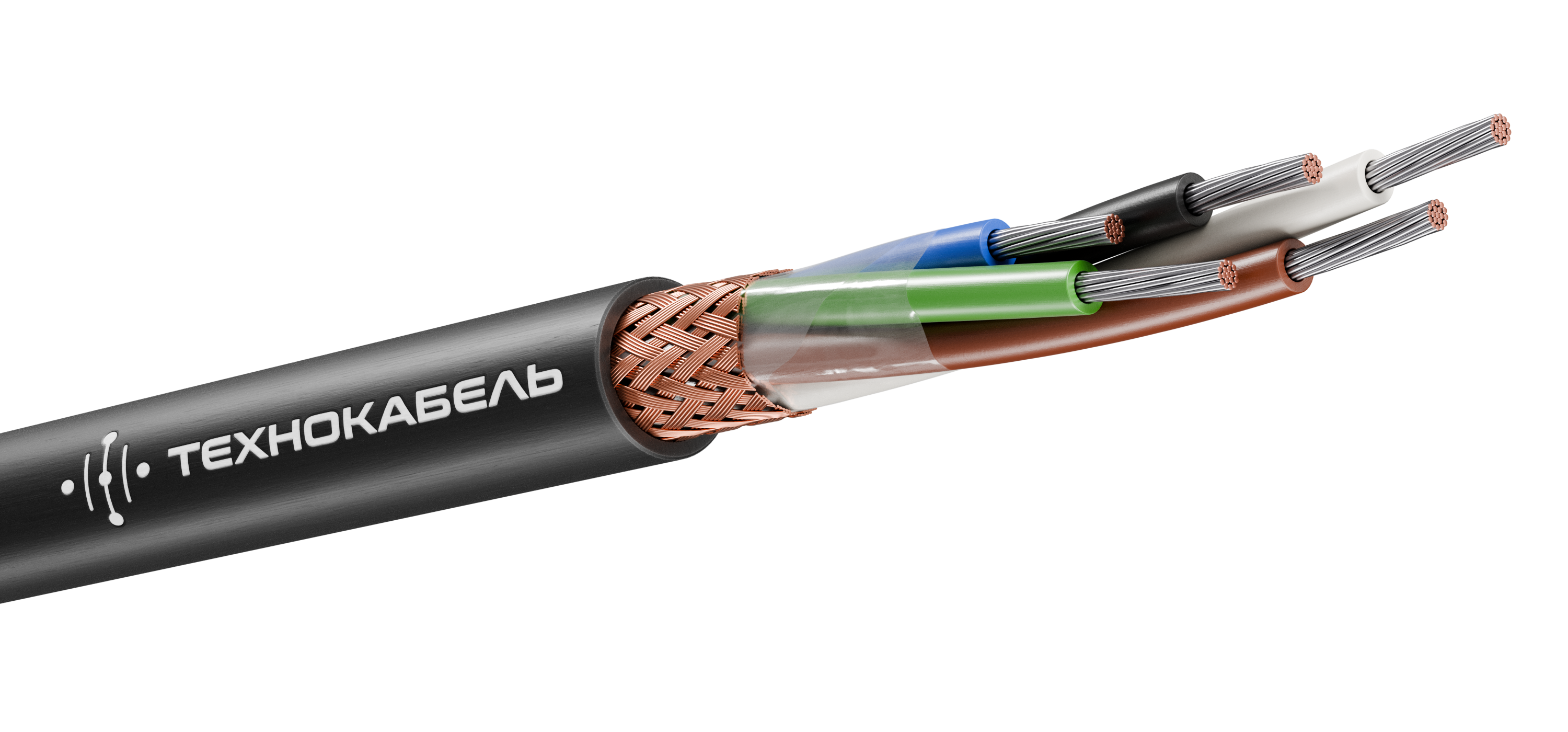 Кабель монтажный МКЭШ 5х0,75 100м ТРТС