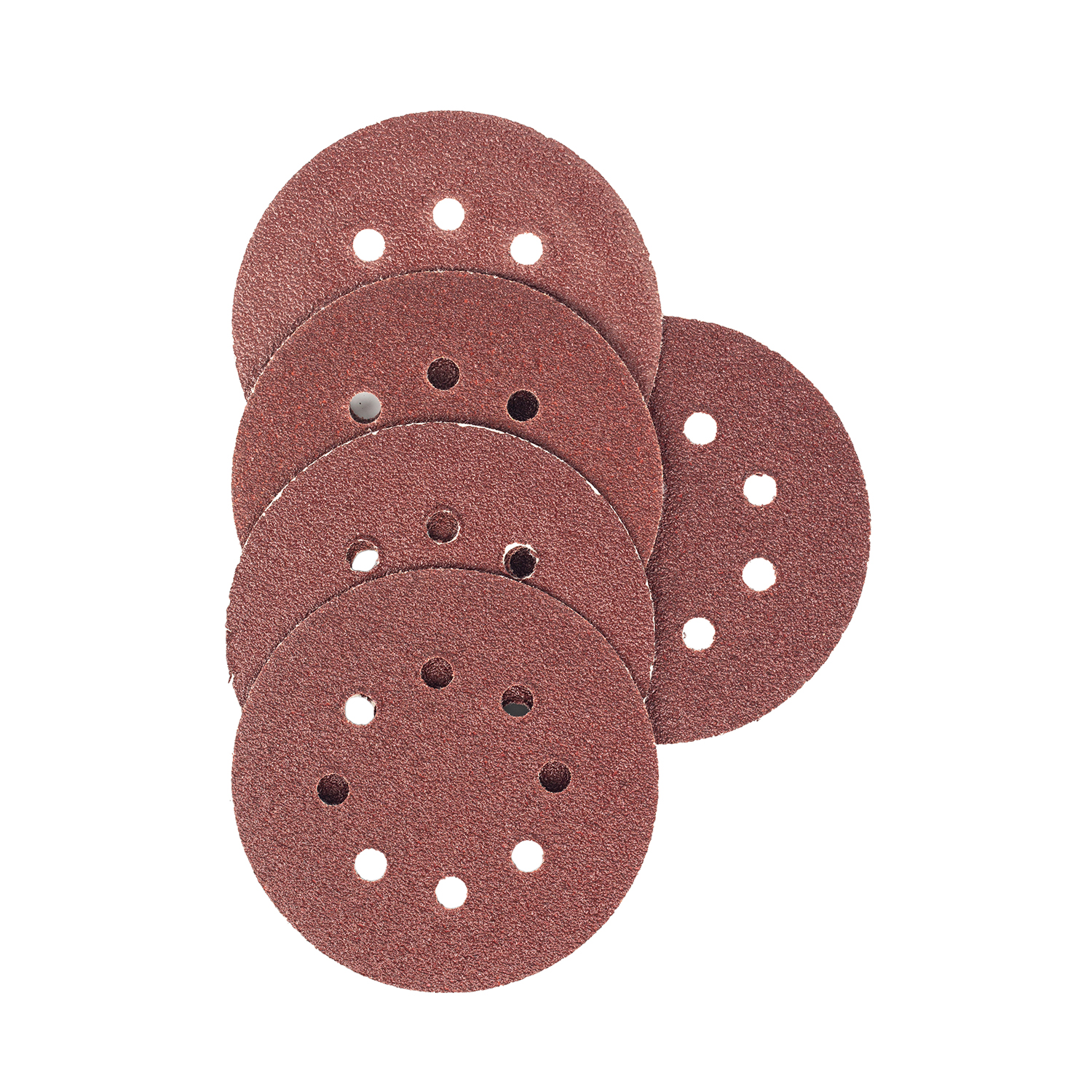 Круг шлифовальный абразивный 125 мм P40 8 отверстий 5 шт